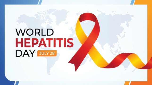 World hepatitis day july 28 awareness banner