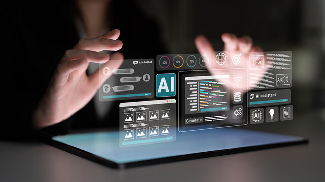 AI assistant with chatbot windows, code editor, and performance analytics for intelligent automation and development Parse