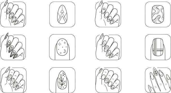nail style icon pack