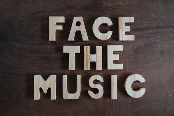 Fototapeta premium Wooden letters spelling 