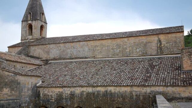 External view of the Thoronet Abbey