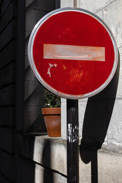 Panneau interdit de ruelle
