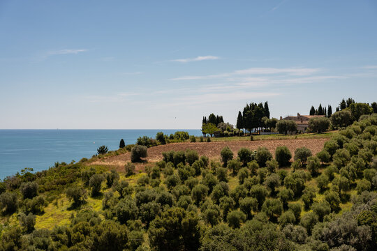 Adriatic Sea. Spectacular view from the ancient village of Marano 0626