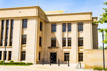 Naklejka premium Historic Wyoming Supreme Court Building in Cheyenne