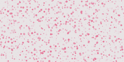 Seamless pattern with pink and white geometric polka dot. Background for valentines day and romantic greeting cards © M
