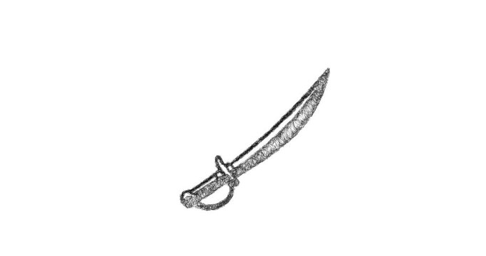 Sketch saber icon animation - smooth progressive reveal