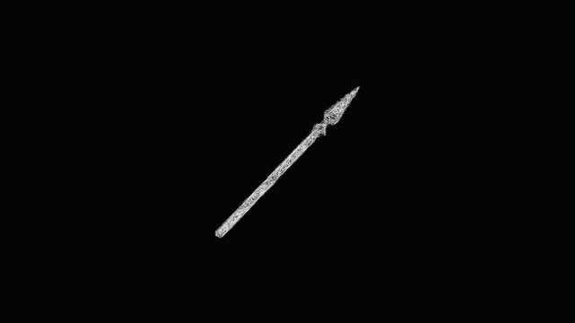 Sketch lance icon animation - smooth progressive reveal