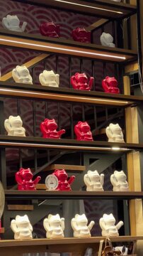 Lucky cats wall