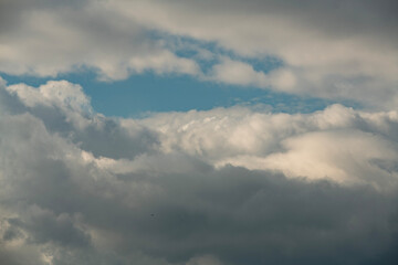 Fototapeta premium Thunderclouds in the sky after rain.