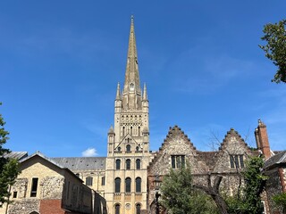 Obraz premium Norwich cathedral in Norfolk, England