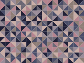 Fototapeta premium Triangle Tile Grid Colorful Quilt Inspired Background