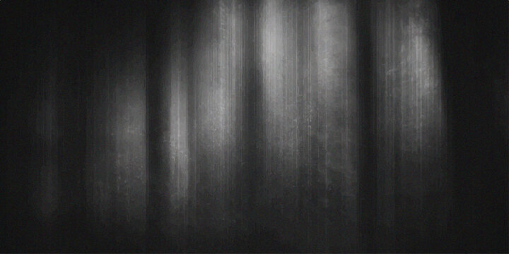 Vertical abstract light streaks in grayscale, evoking a sense of movement and mystery.