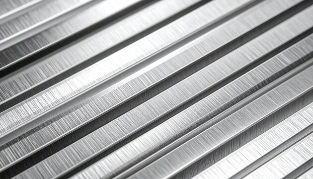 Brushed Metal Abstract Background Texture - Steel Aluminum Surface Detail