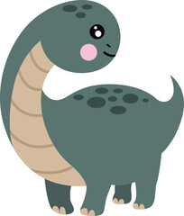 Cute Adorable Baby Brontosaurus Dinosaur © soniagoncalves