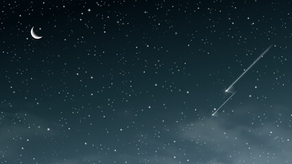 Fototapeta premium Starry night sky wallpaper for desktop