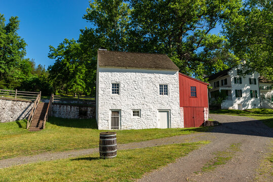 The Buckley and Brooke Office and Store at Hopewell Furnace National Historic Site, where company records, payroll, sales and daily commerce were managed during the nineteenth century.