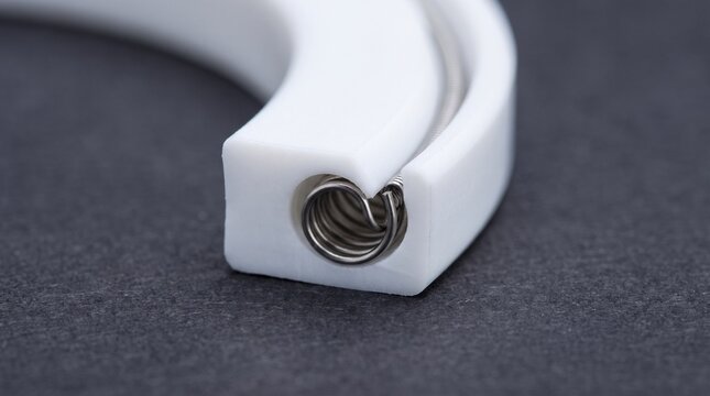 Spring Energized PTFE Cryogenic Lip Seal Ring Profile