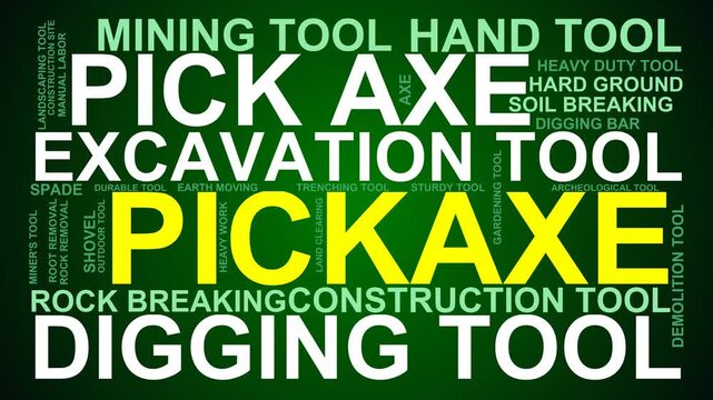 Pickaxe Word Cloud