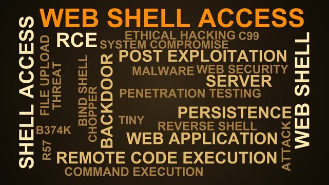 Web Shell Access Word Cloud