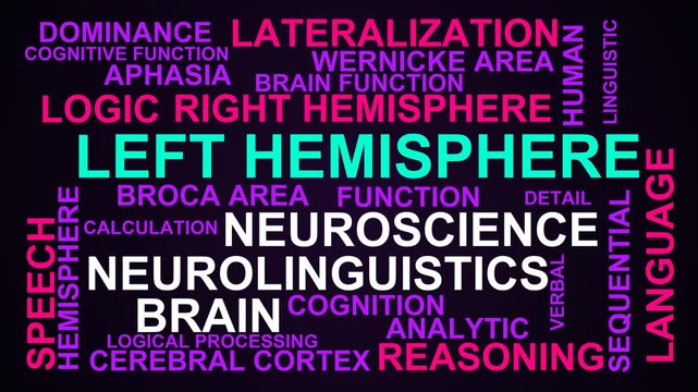 Left Hemisphere Word Cloud