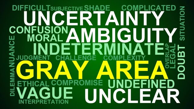 Gray Area Word Cloud