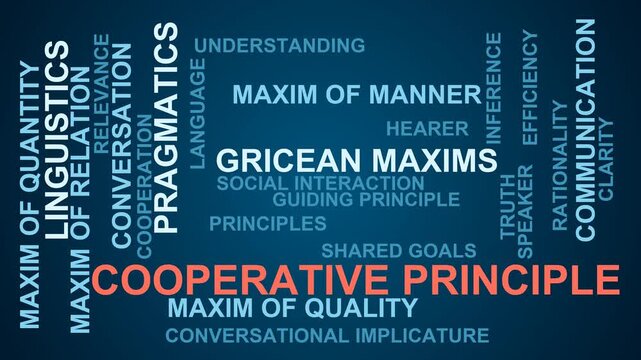 Cooperative Principle Word Cloud