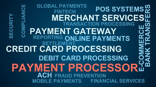 Payment Processor Word Cloud