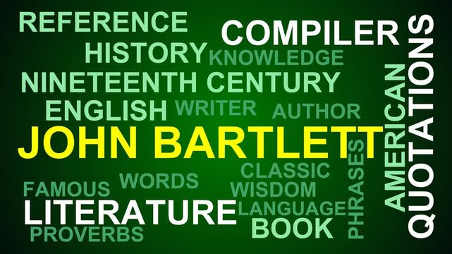 John Bartlett Word Cloud