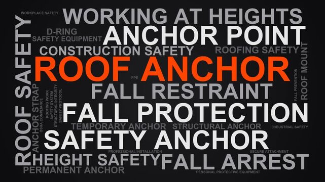 Roof Anchor Word Cloud