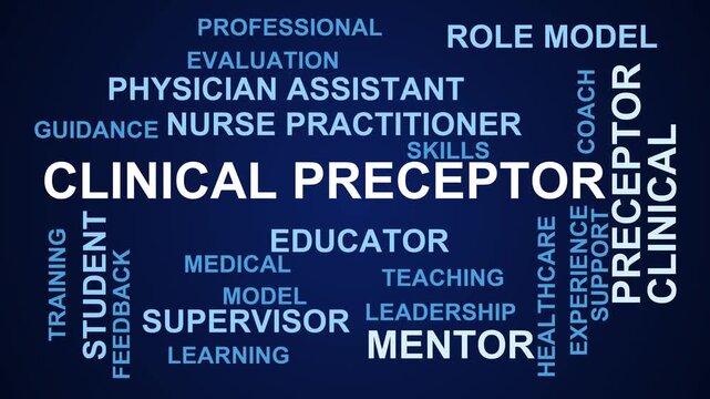 Clinical Preceptor Word Cloud
