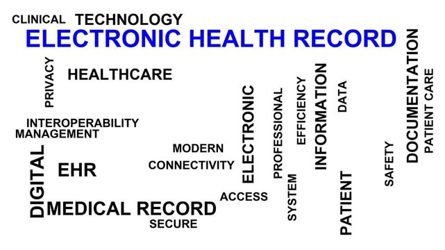 Electronic Health Record Word Cloud