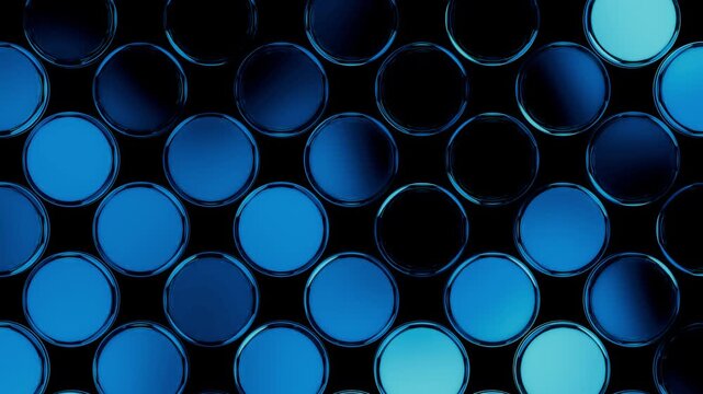 Color wave on ribbed glass. Colorful gradient on redded refractive squares. Loop