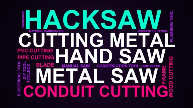 Hacksaw Word Cloud
