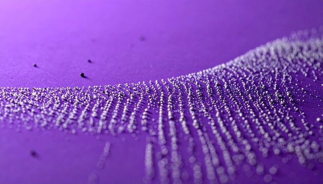 Abstract Purple Texture with White Speckles and Dark Dots, Macro View