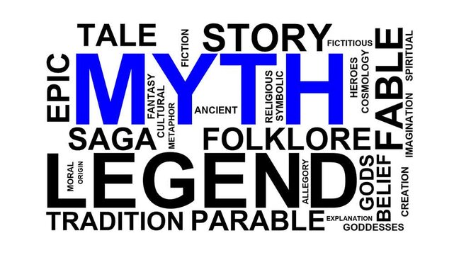 Myth Word Cloud