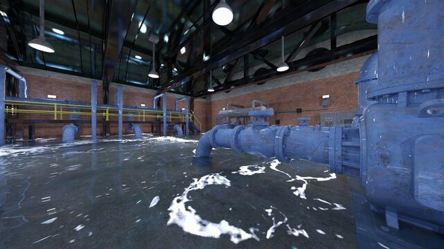 貯蔵施設　3DCGレンダリング