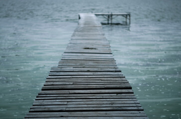 Fototapeta premium pier on the lake