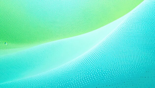 Abstract Teal and Green Liquid Flowing Wave Pattern, Smooth Gradient Digital Art Background