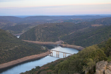 Monfrague river valley landscape © MiguelA