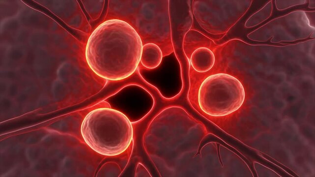 High Endothelial Venule Glow in Lymph Node Microscopy Hybrid for Immunology Education