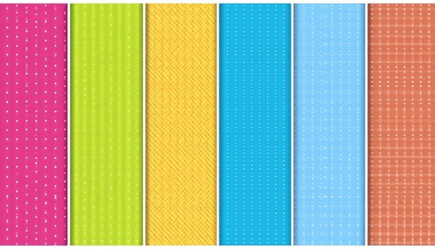 Vibrant Vertical Stripes Pattern Backgrounds in Multiple Colors.
