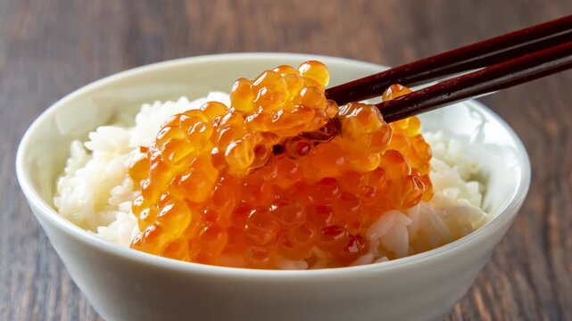 Luxurious Sashimi Platter with Salmon Seared Tuna Scallop and Ikura Roe on White Plate Japanese Cuisine

