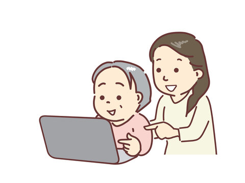 パソコンの使い方を教えてもらう、ネットショッピング、動画視聴など