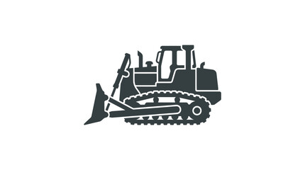 Bulldozer Construction Heavy Equipment Machine. © Siti