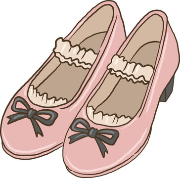 Cute Ballet Flats Bow Coquette Pink