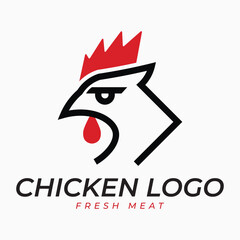 A minimalist chicken design © Well