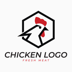 A minimalist chicken design © Well