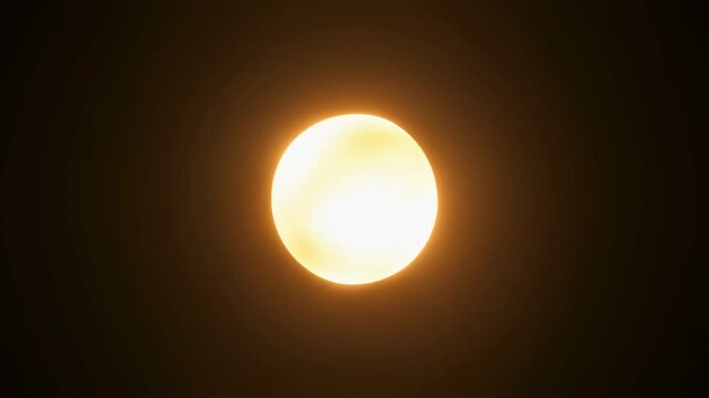 Bright Glowing Sun Sphere 4K Generative AI