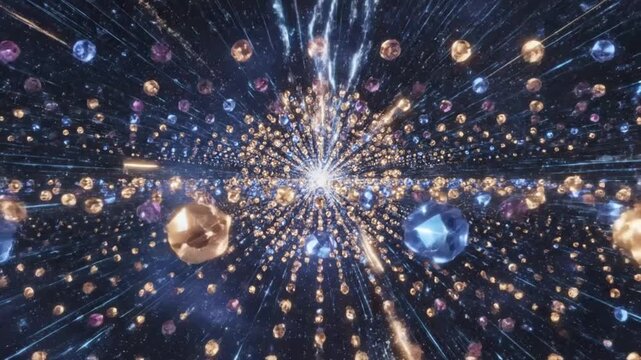 The fintech network sparks a digital payment revolution in a futuristic financial technology landscape.