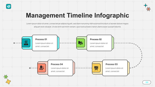 Management Timeline Infographic